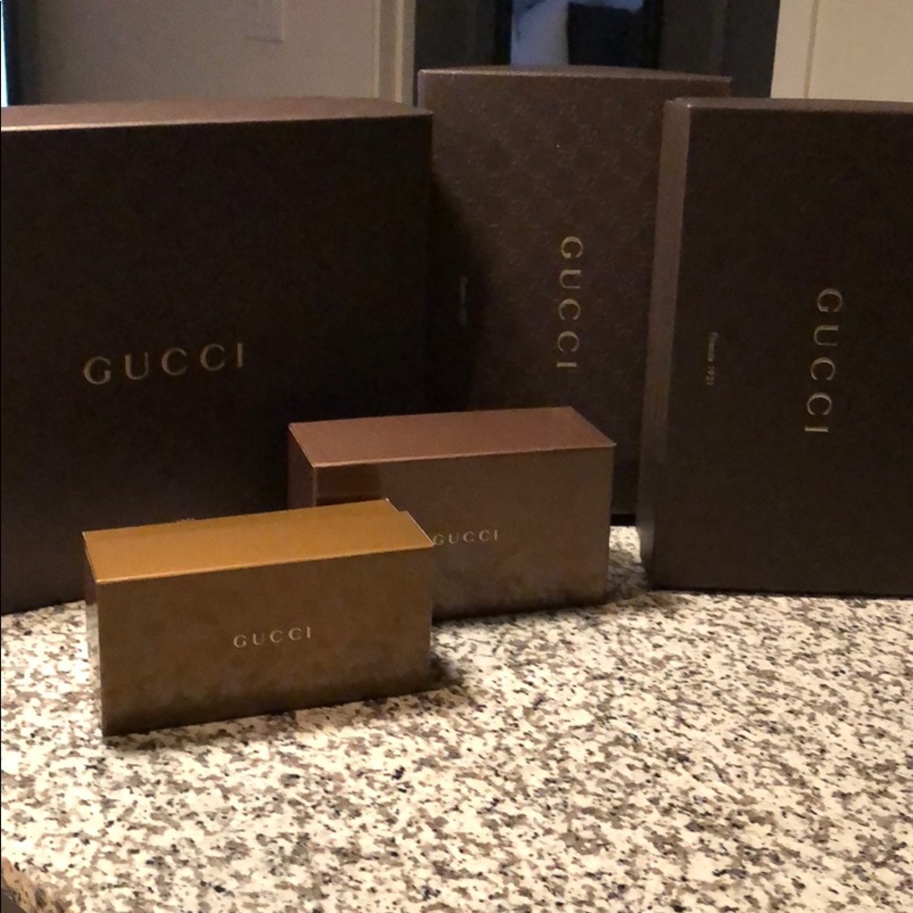 SOLD!!!! GUCCI , AUTHENTIC CLASSIC BOXES.